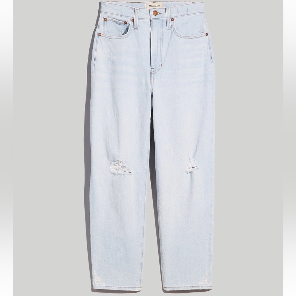Madewell Balloon Jeans in Baleberry Wash